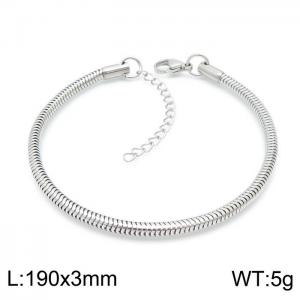 Stainless Steel Bracelet(Men) - KB147922-Z