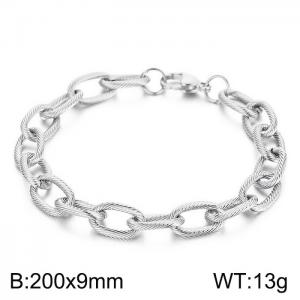 Stainless Steel Bracelet(Men) - KB147950-Z