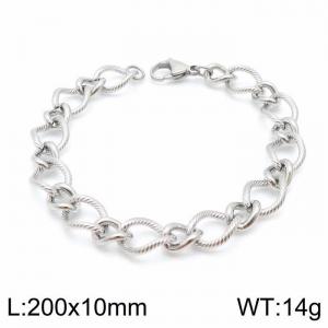 Stainless Steel Bracelet(Men) - KB147956-Z