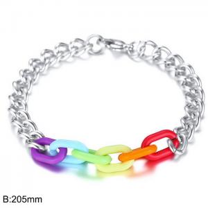 Stainless Steel Special Bracelet - KB148081-WGSF