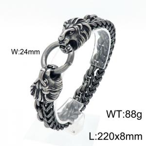 Stainless Steel Bracelet(Men) - KB148101-KFC