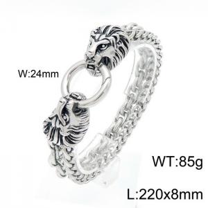 Stainless Steel Bracelet(Men) - KB148103-KFC