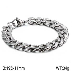 Stainless Steel Bracelet(Men) - KB148188-Z