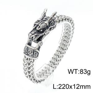 Stainless Steel Bracelet(Men) - KB148282-KJX