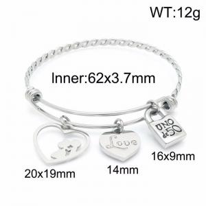 Stainless Steel Bangle - KB149183-Z
