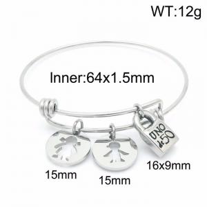 Stainless Steel Bangle - KB149185-Z