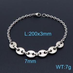 Stainless Steel Bracelet(Men) - KB149191-Z