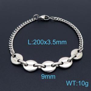 Stainless Steel Bracelet(Men) - KB149192-Z