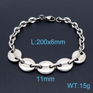 Stainless Steel Bracelet(Men) - KB149193-Z