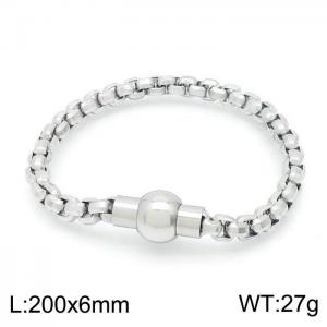 Stainless Steel Bracelet(Men) - KB149680-Z