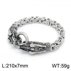 Stainless Steel Bracelet(Men) - KB149690-Z
