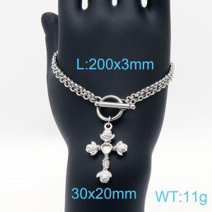 Stainless Steel Bracelet(Men) - KB149698-Z