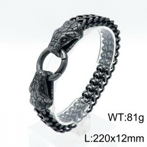 Stainless Steel Bracelet(Men) - KB149704-KJX