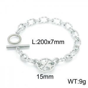 Stainless Steel Bracelet(Men) - KB149751-Z