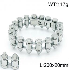 Stainless Steel Bracelet(Men) - KB149758-KFC