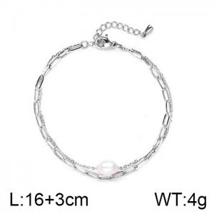 Stainless Steel Bracelet(women) - KB150059-WGCG