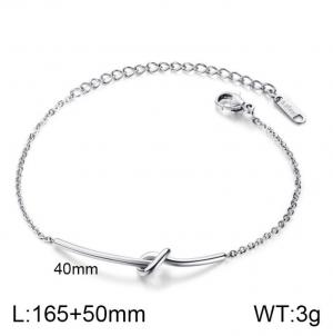 Stainless Steel Bracelet(women) - KB150091-WGMB