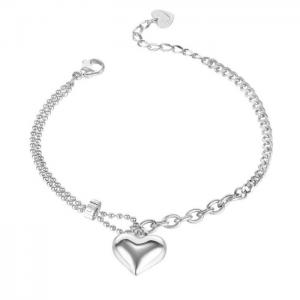 Stainless Steel Bracelet(women) - KB150101-WGMB