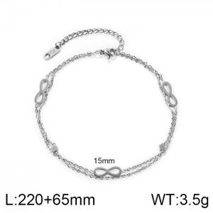 Stainless Steel Bracelet(women) - KB150106-WGMB