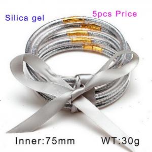 Plastic Bangle - KB150199-WGDQ