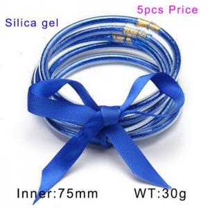 Plastic Bangle - KB150203-WGDQ