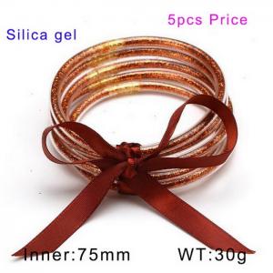 Plastic Bangle - KB150204-WGDQ