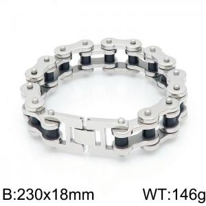 Stainless Steel Bicycle Bracelet - KB150533-KFC