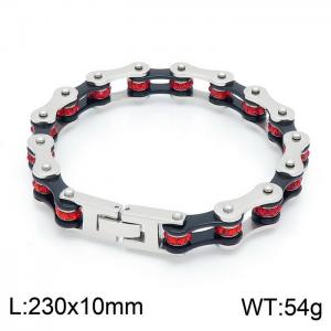 Stainless Steel Bicycle Bracelet - KB150653-KFC