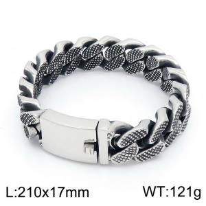 Stainless Steel Bracelet(Men) - KB150663-KJX