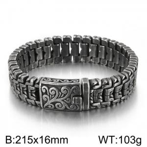Stainless Steel Bracelet(Men) - KB151160-KJX