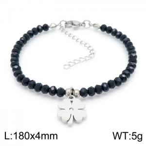 Stainless Steel Crystal Bracelet - KB151257-TJG