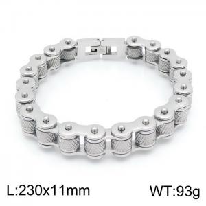 Stainless Steel Bicycle Bracelet - KB151284-KFC