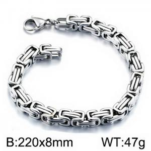 Stainless Steel Bracelet(Men) - KB151695-Z