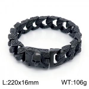 Stainless Skull Bracelet - KB151739-JX