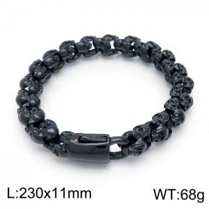 Stainless Skull Bracelet - KB151740-JX