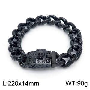 Stainless Skull Bracelet - KB151742-JX