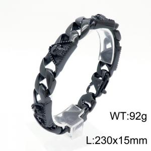 Stainless Skull Bracelet - KB151753-JX