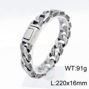 Stainless Steel Bracelet(Men) - KB152066-KJX