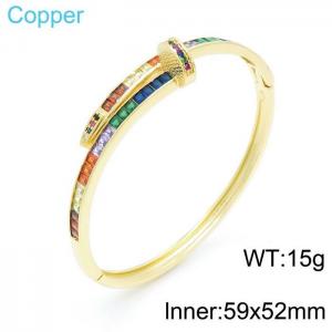 Copper Bangle - KB152078-TJG