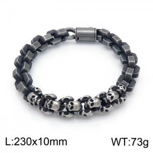 Stainless Skull Bracelet - KB152157-KFC