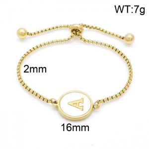 Stainless Steel Gold-plating Bracelet - KB152291-LB