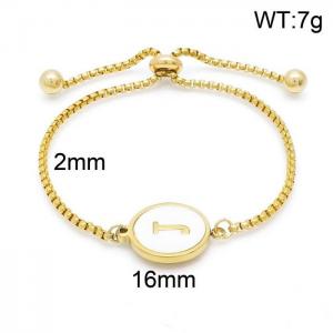 Stainless Steel Gold-plating Bracelet - KB152300-LB