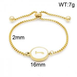 Stainless Steel Gold-plating Bracelet - KB152300-LB