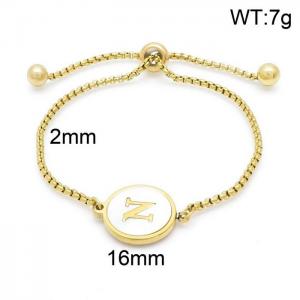 Stainless Steel Gold-plating Bracelet - KB152304-LB