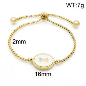 Stainless Steel Gold-plating Bracelet - KB152316-LB