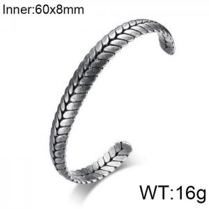 Stainless Steel Bangle - KB152499-WGSF