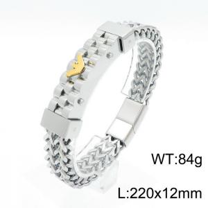 Stainless Steel Gold-plating Bracelet - KB152578-KFC