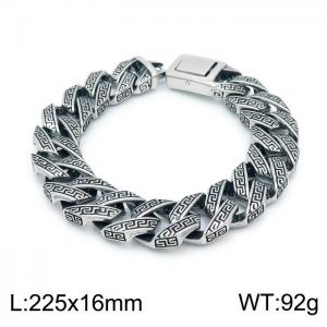 Stainless Steel Bracelet(Men) - KB152644-KJX