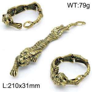 Stainless Steel Gold-plating Bracelet - KB152705-KJX