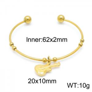 Stainless Steel Gold-plating Bangle - KB152737-Z